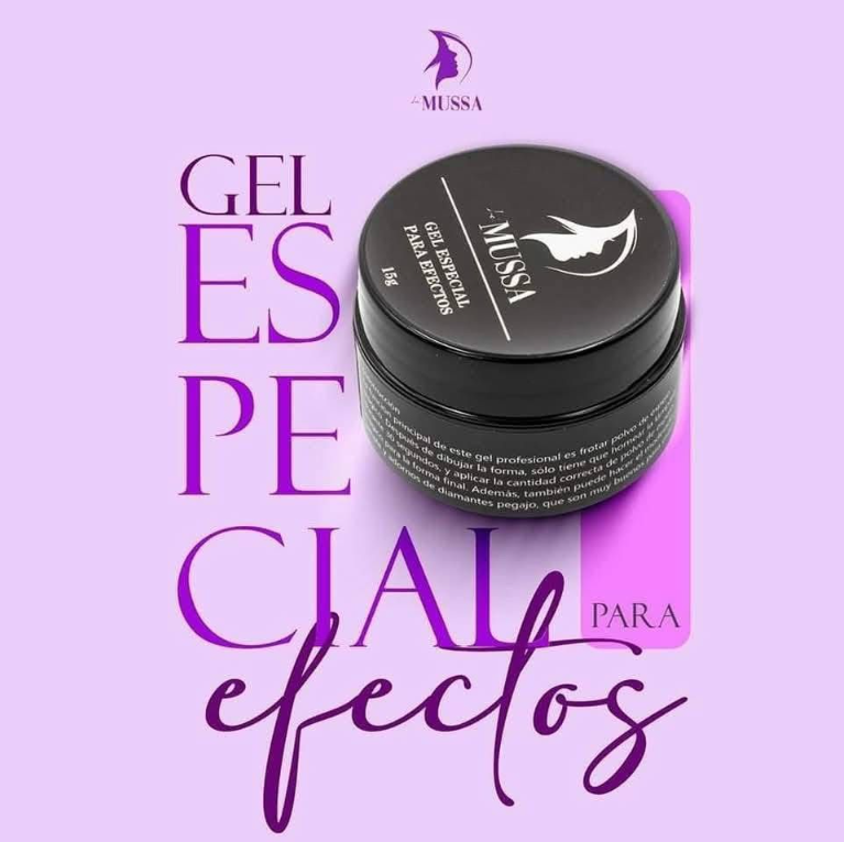 Gel especial para efectos mussa